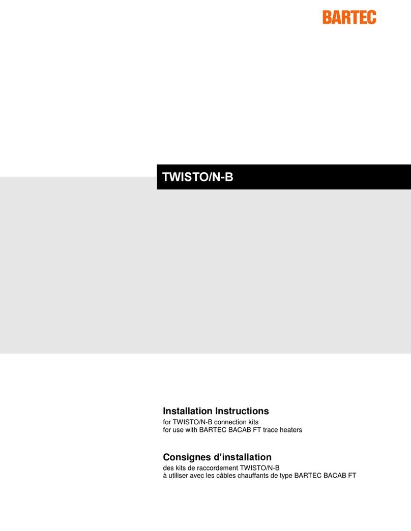 Bartec TWISTO/N-B SERIES installation instructions