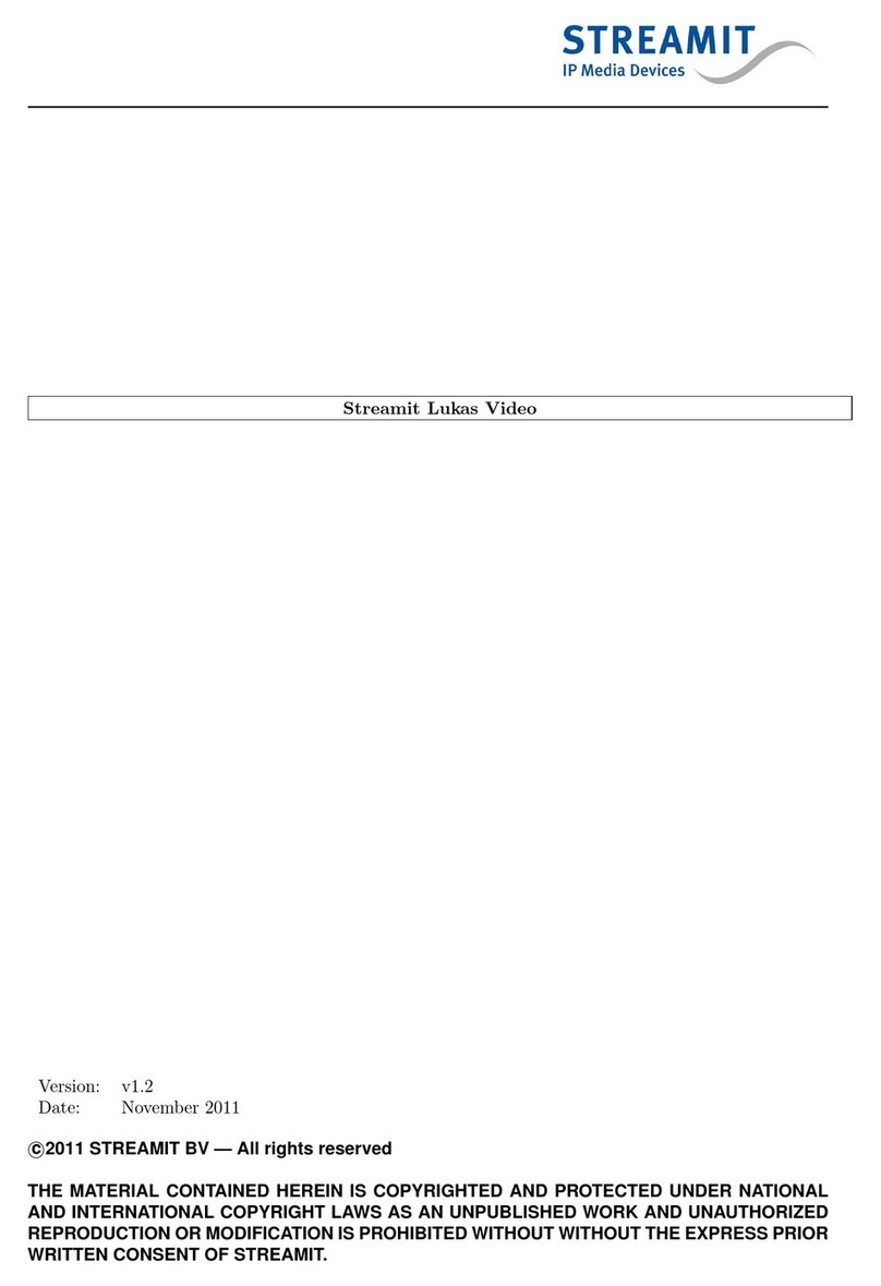 Streamit Lukas Video User manual