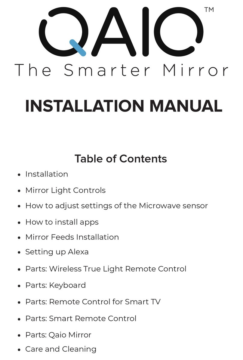 Qaio The Smarter Mirror installation manual