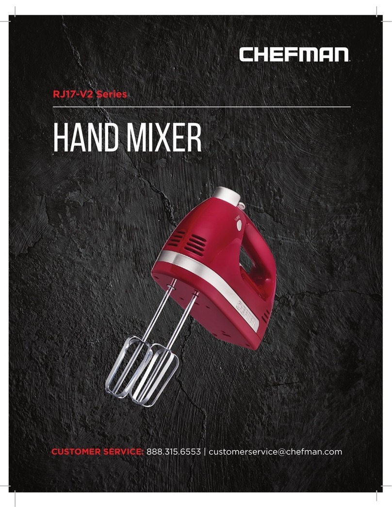 Chefman RJ17-V2 Series operating instructions