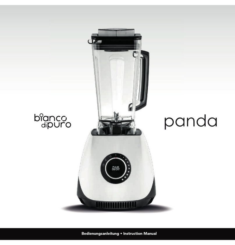 Bianco di Puro panda instruction manual