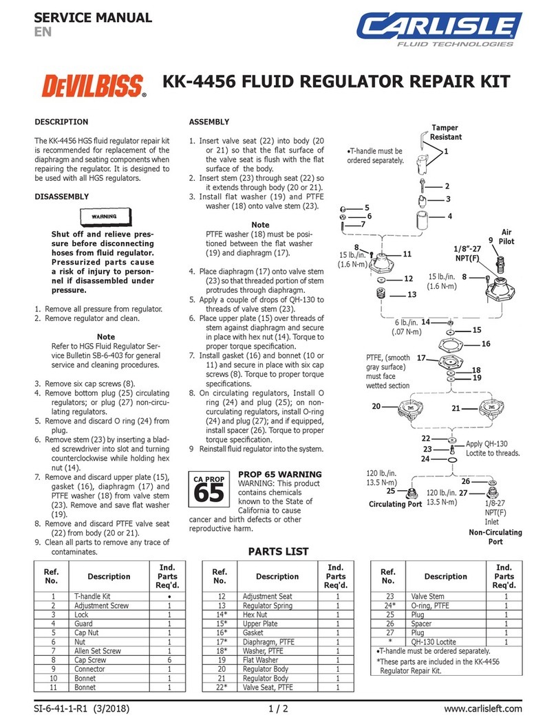 DeVilbiss KK-4456 Service manual