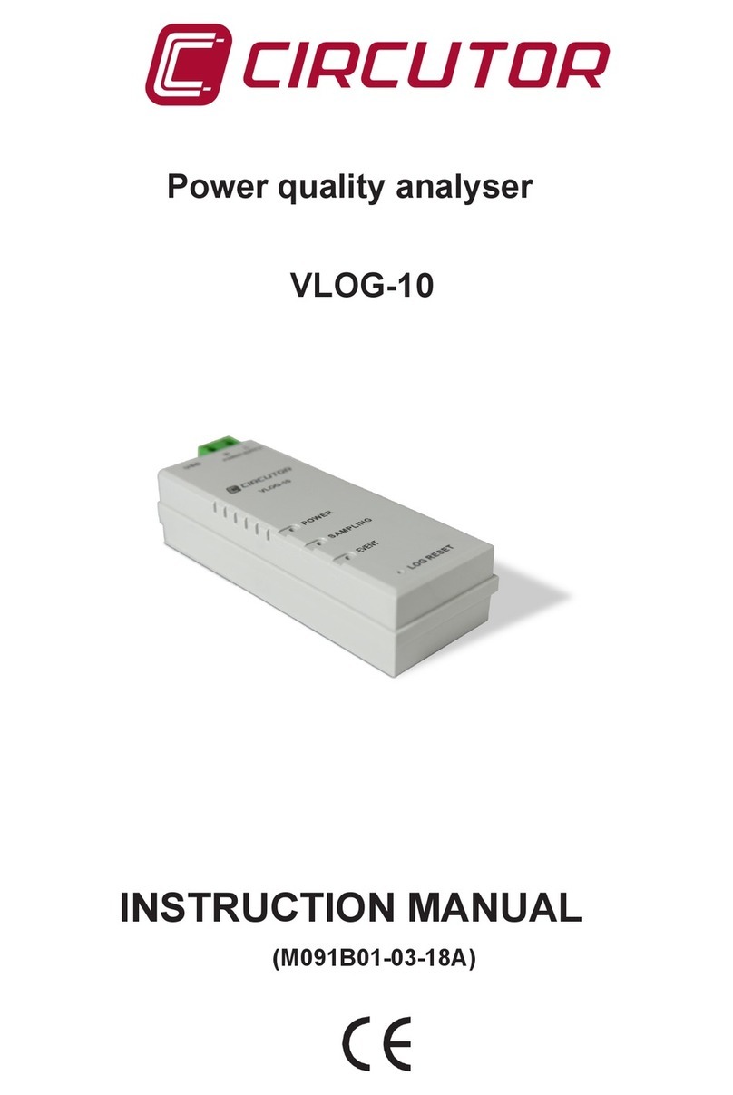 Circutor VLOG-10 User manual