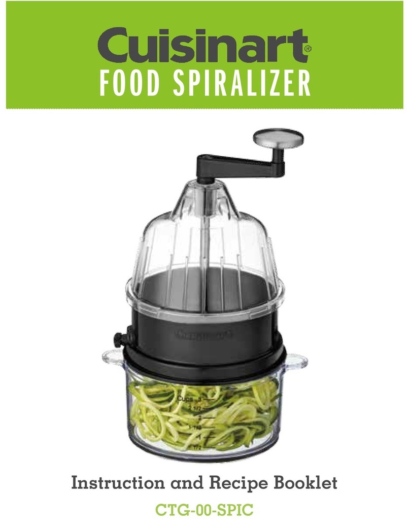 Cuisinart CTG-00-SPIC Quick guide