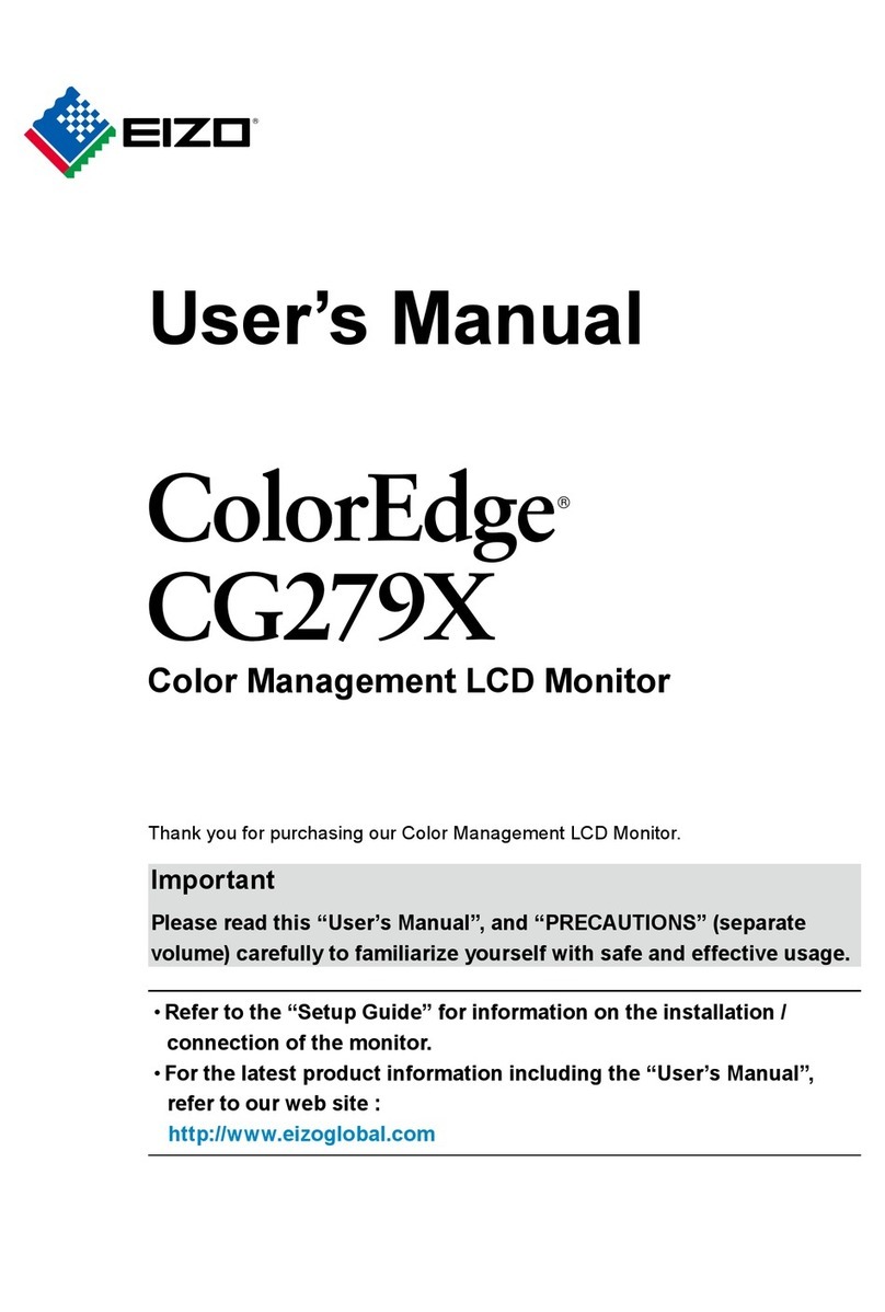 Eizo ColorEdge CG279X User manual