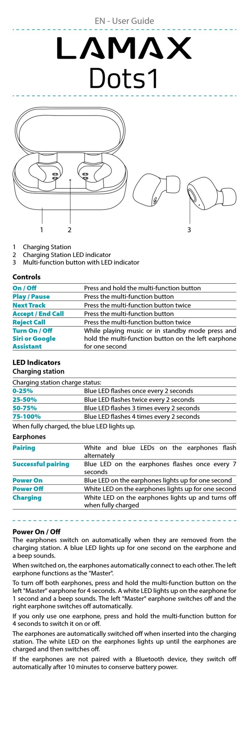 LAMAX Dots1 user guide