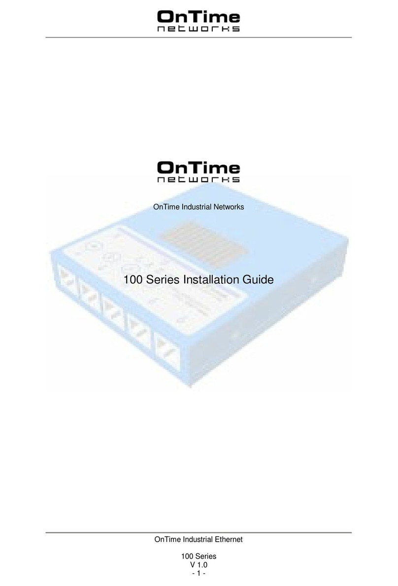 ontime 100 Series installation guide