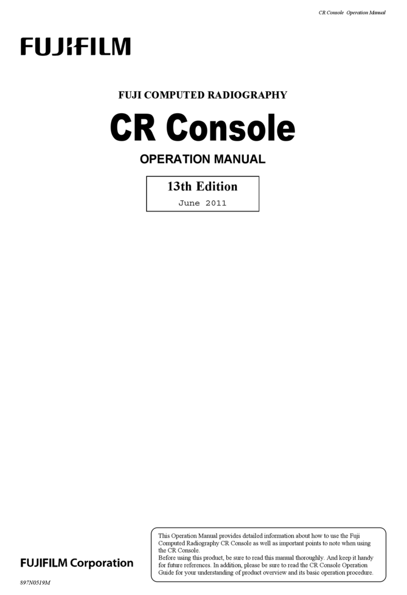 FujiFilm CR Console Operation manual