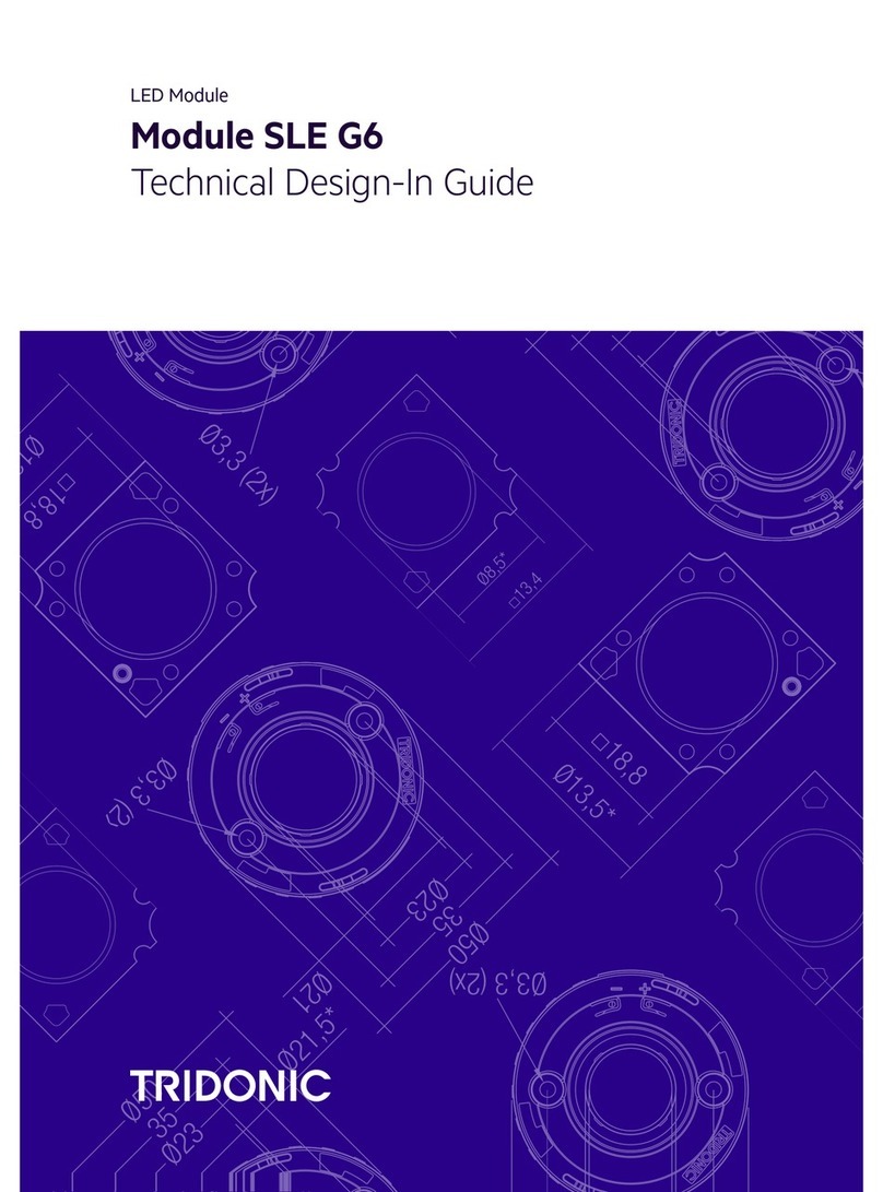 Tridonic SLE G6 Quick start guide