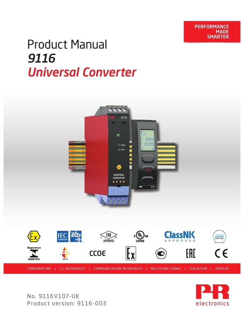 PR 9116 Series product manual