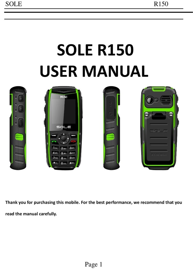 SOLE R150 MINI User manual