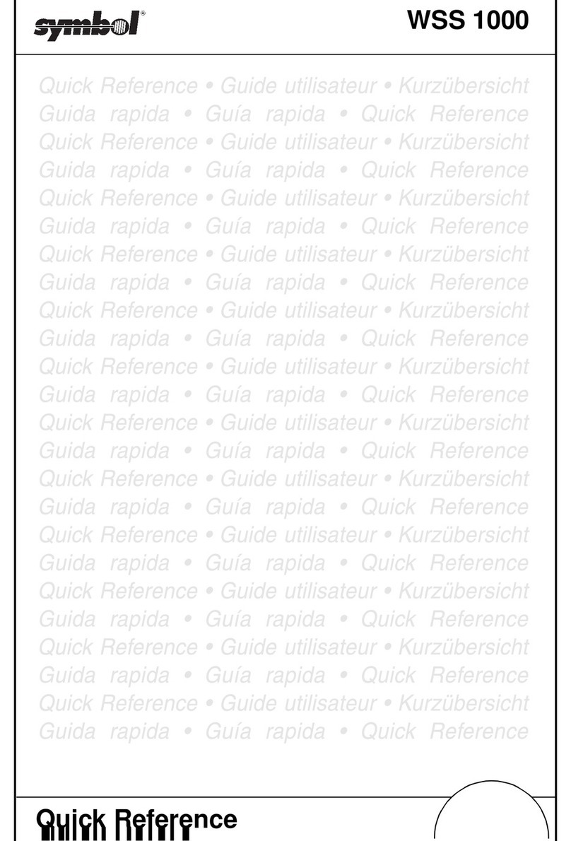 Symbol WSS 1000 User manual Symbol WSS 1000 User manual