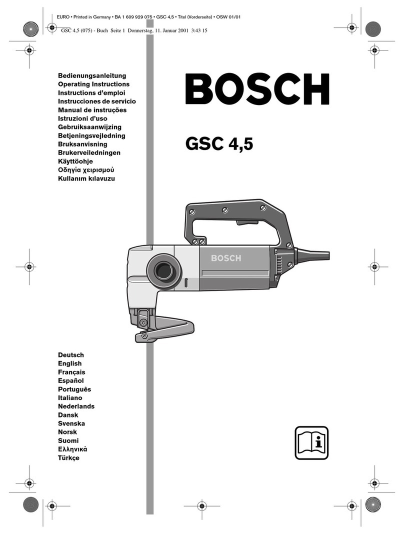 Bosch GSC 4,5 User manual