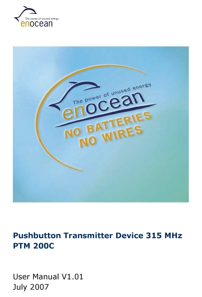 EnOcean PTM 200C User manual