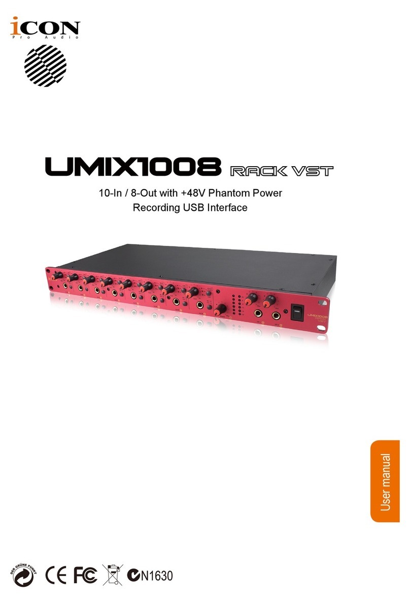 ICON Umix1008Rack-VST user manual