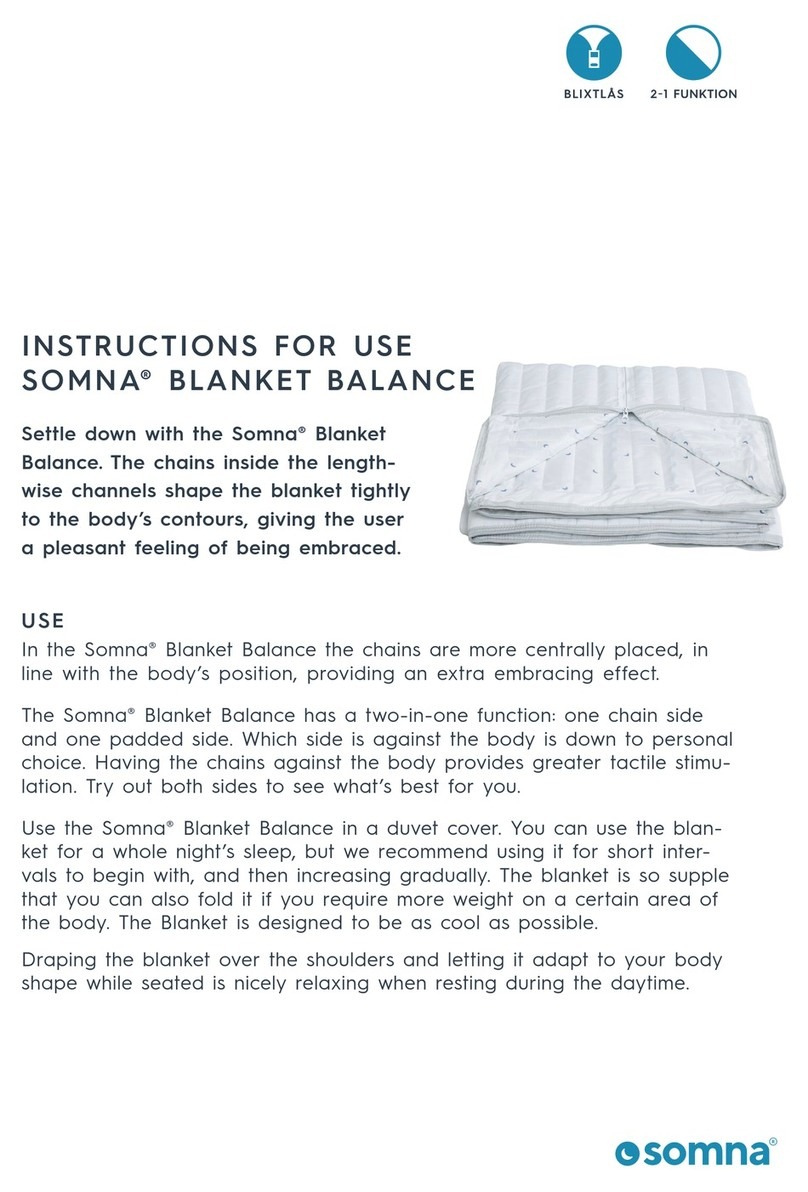 somna Blanket Balance Instructions for use