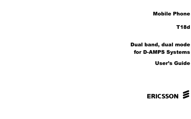 Ericsson T18d User manual