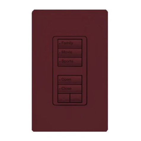 Lutron Electronics RadioRA 2 RRD-W1RLD User manual