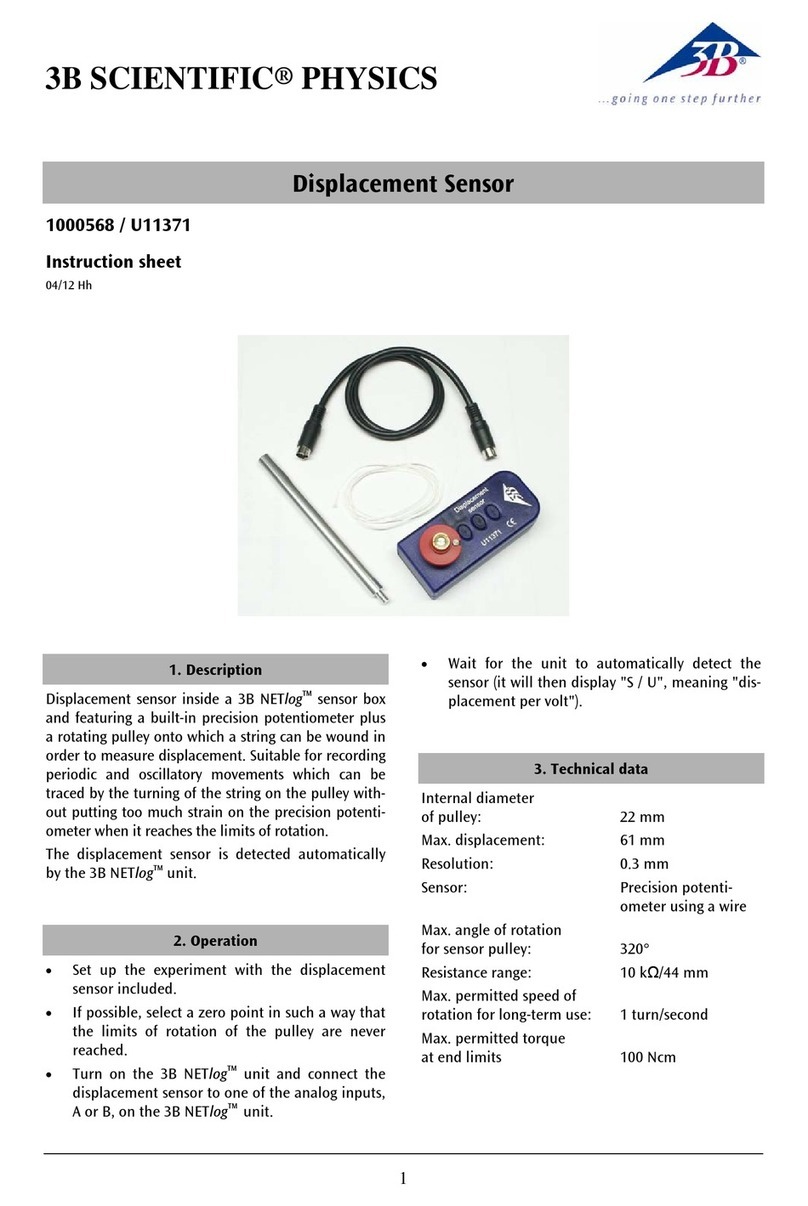3B SCIENTIFIC 1000568 instruction sheet