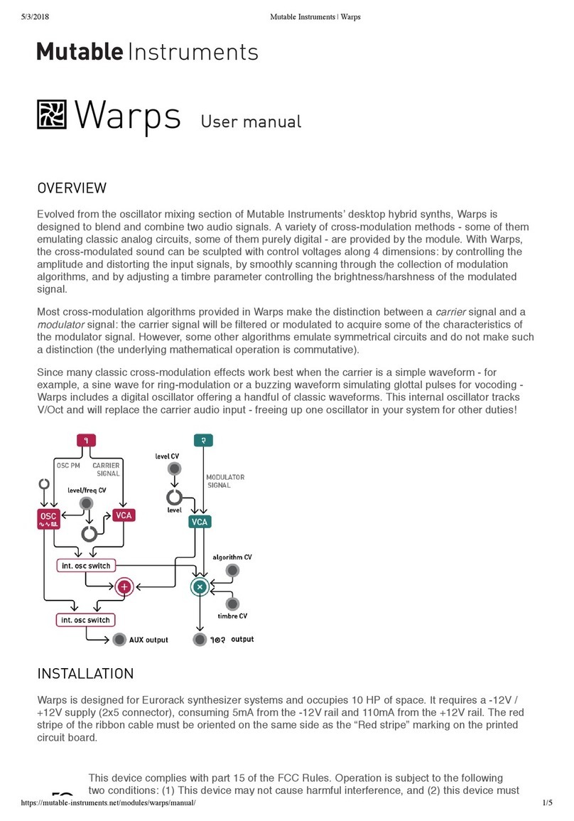 Mutable Instruments Warps user manual