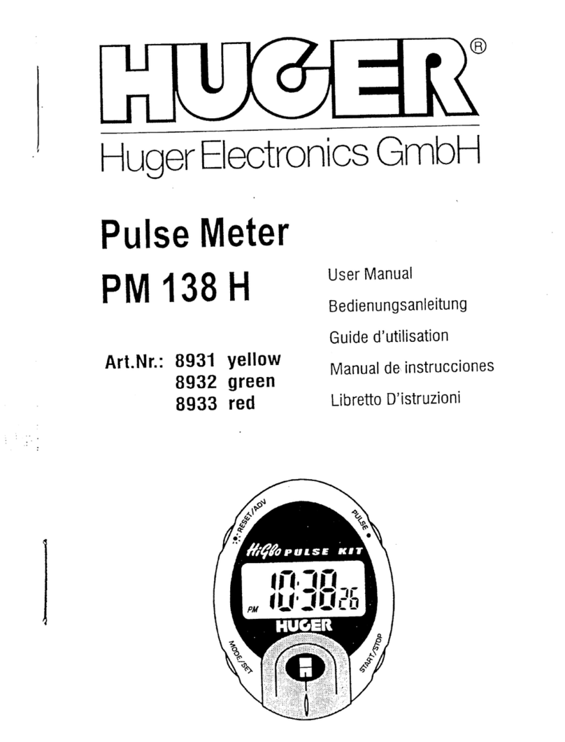 Huger PM 138 H user manual