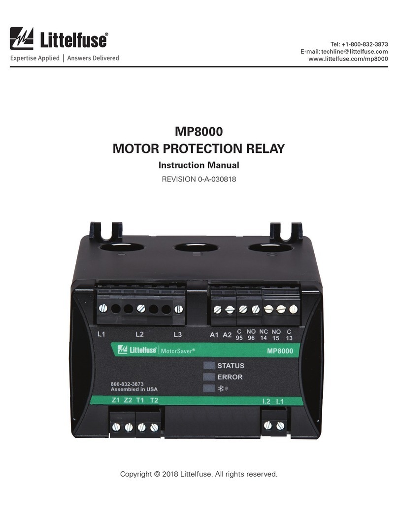 Littelfuse MP8000 Series User manual Littelfuse MP8000 Series User manual