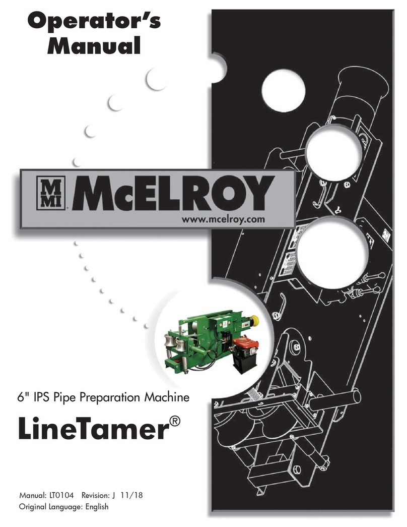 McElroy LineTamer Operator's manual
