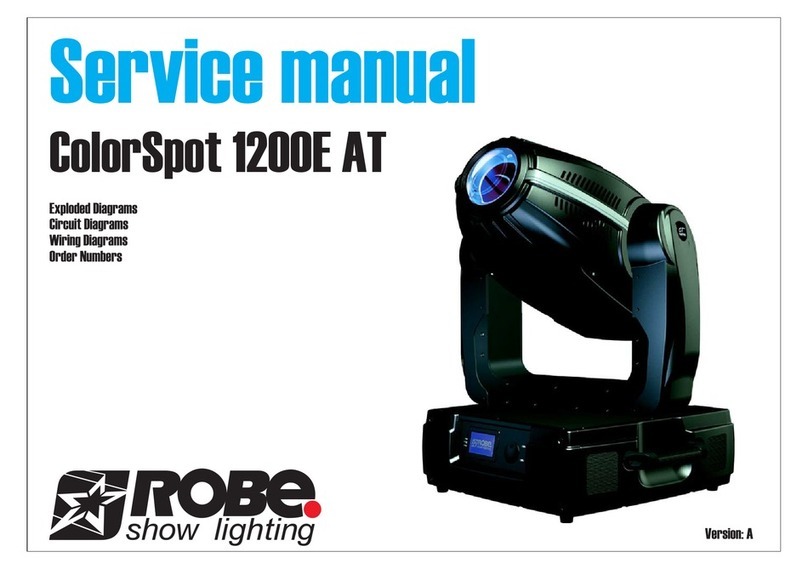 Robe ColorSpot 1200E AT Service manual