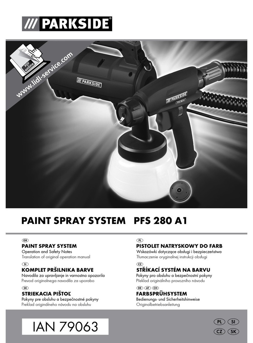 Parkside PFS 280 A1 Operation and safety notes