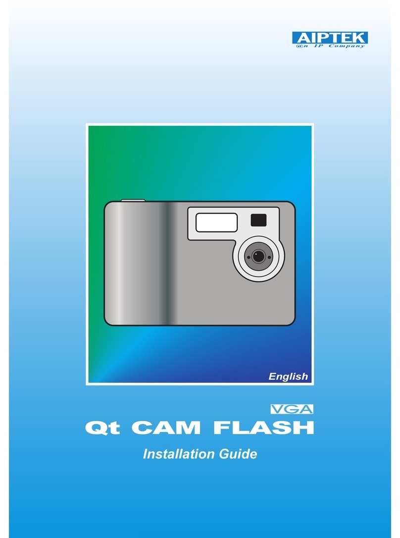 AIPTEK Qt CAM FLASH User manual AIPTEK Qt CAM FLASH User manual