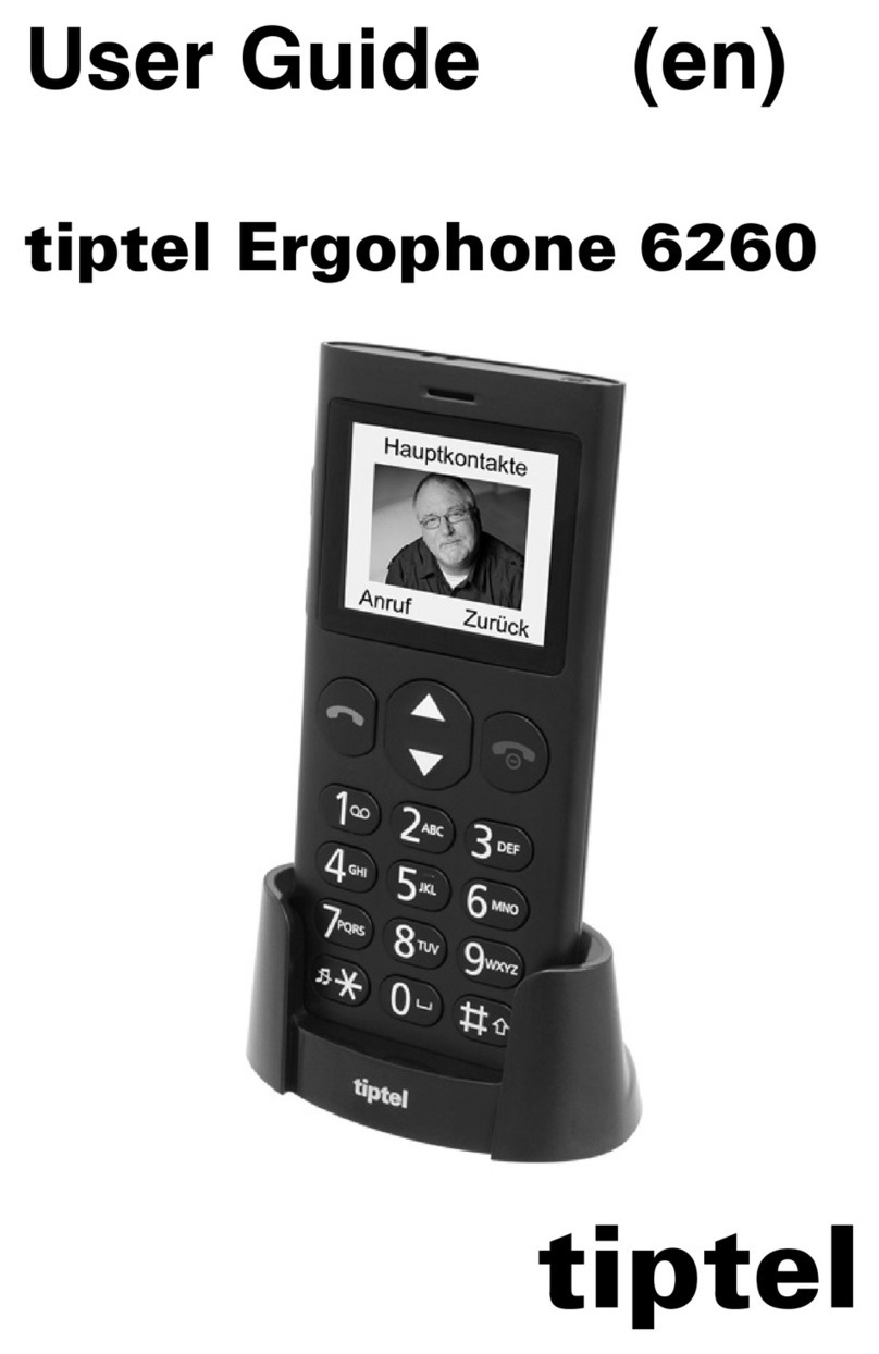 TIPTEL Ergophone 6260 user guide