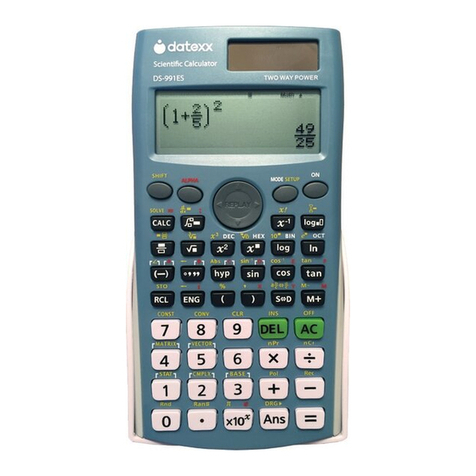 Datexx DS-991ES User manual