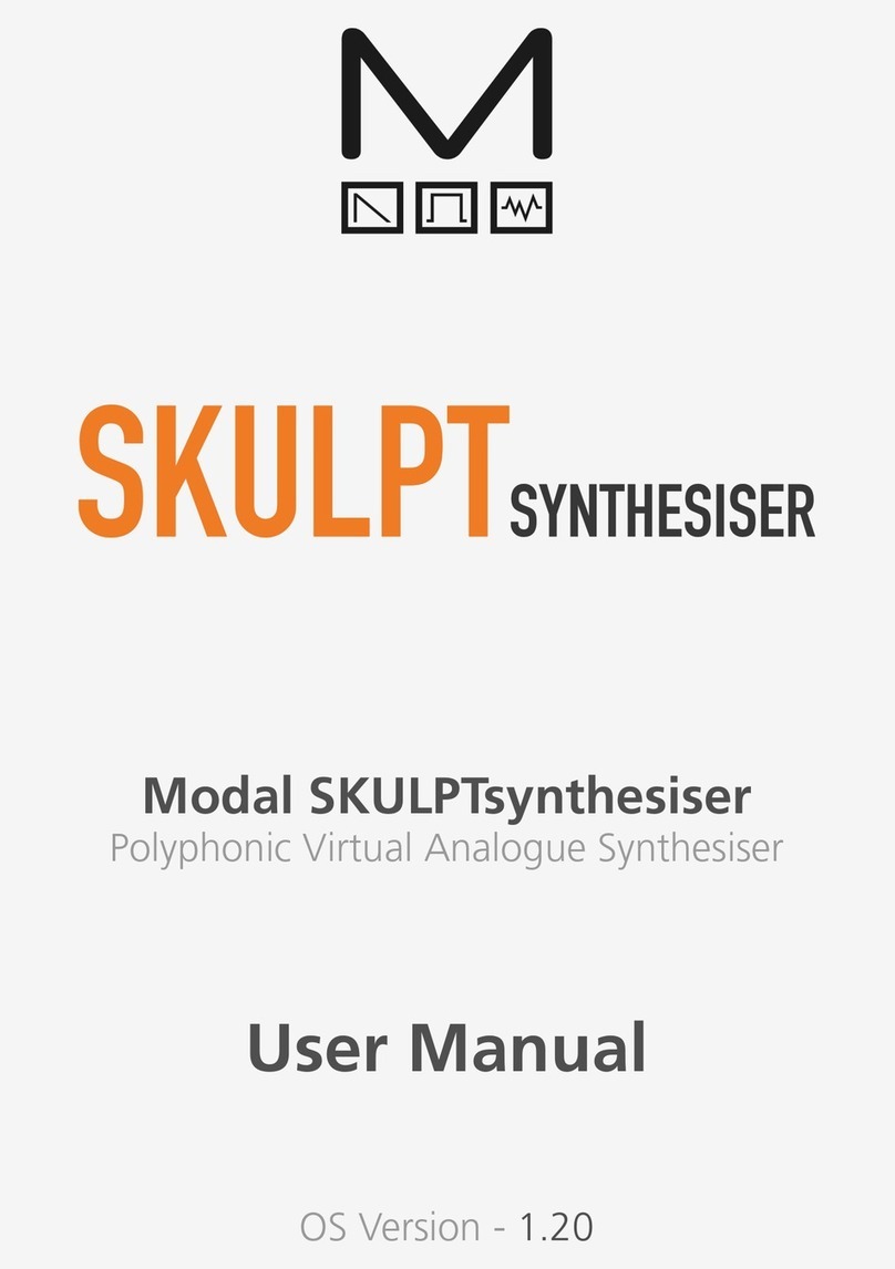 Modal SKULPTsynthesiser user manual