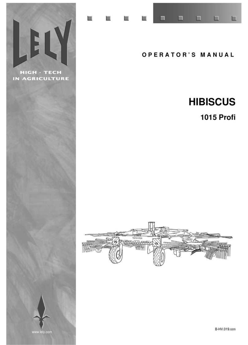 LELY HIBISCUS 1015 Profi Operator's manual