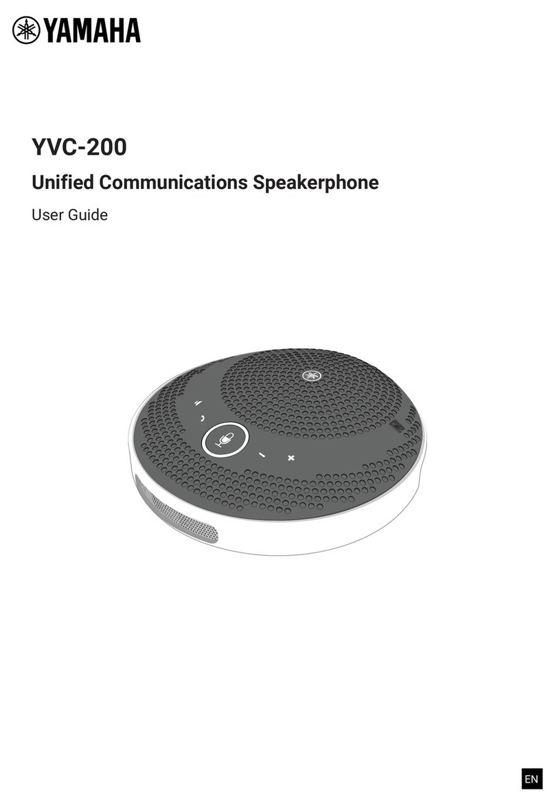 Yamaha YVC-200 user guide