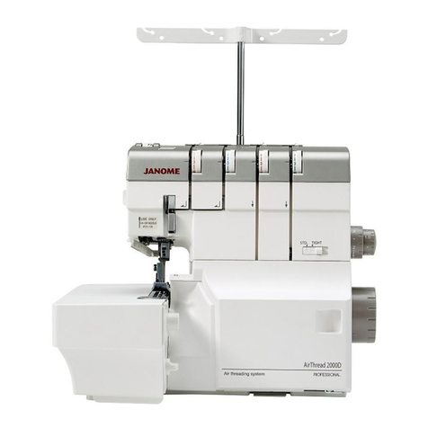Janome Air Thread 2000D Professional instruction manual