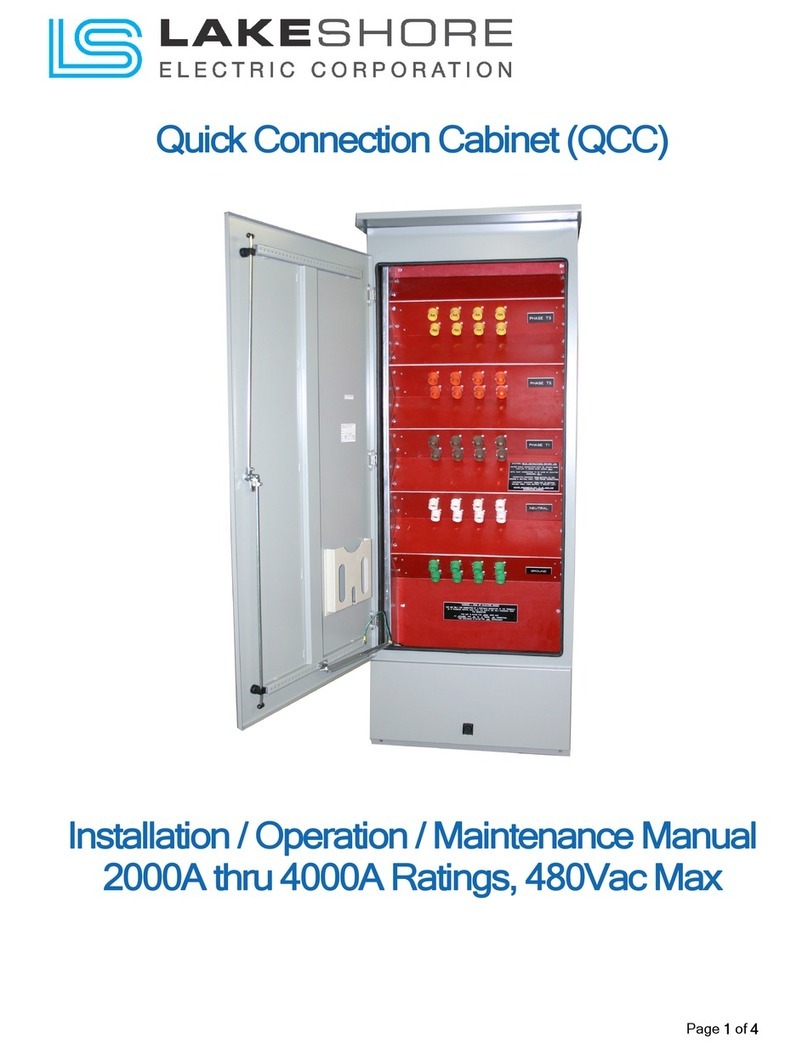 Lake Shore QCC Installation, operation and maintenance guide
