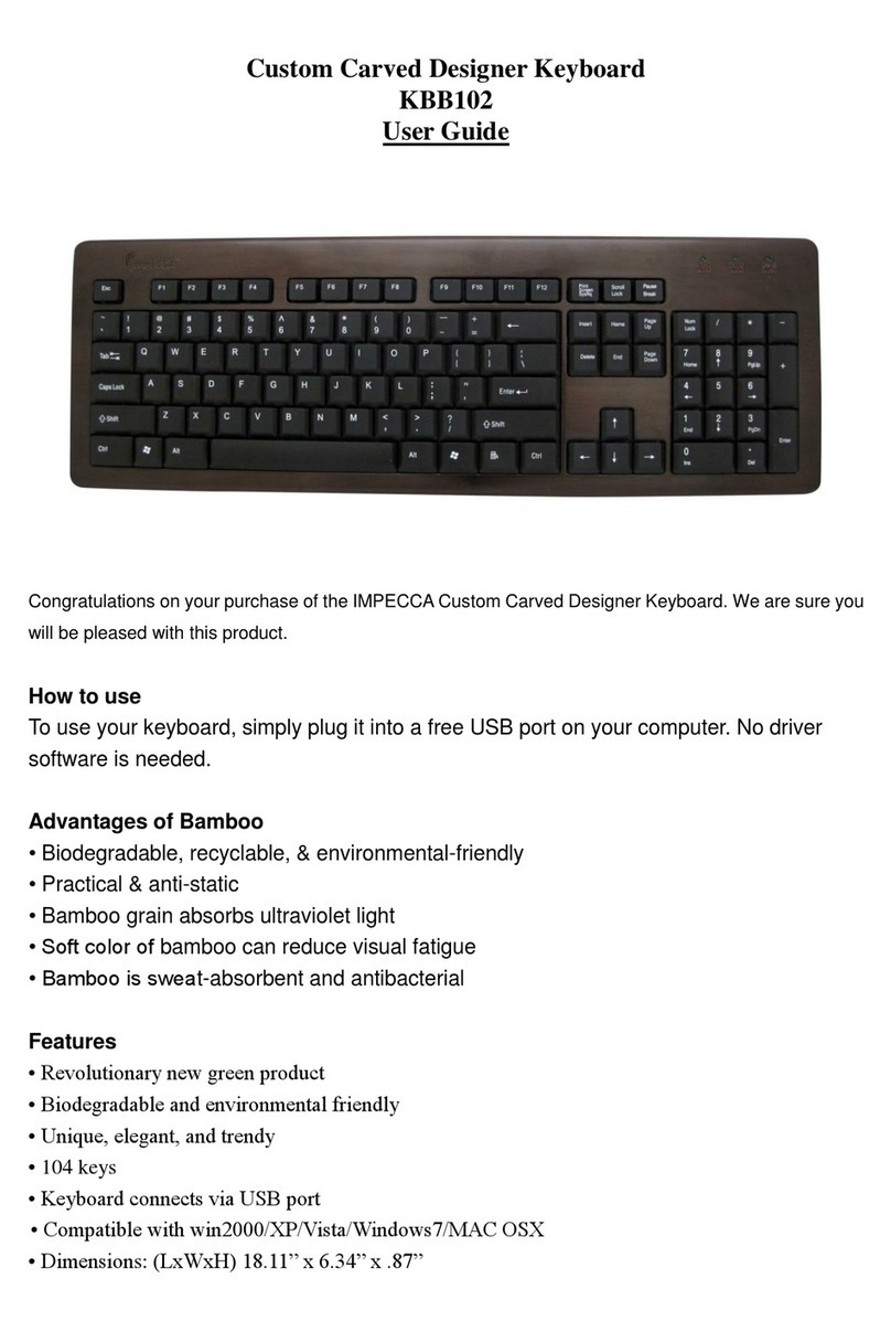 Impecca KBB102 User manual