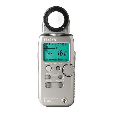 Sekonic FLASH MASTER L-358 User manual