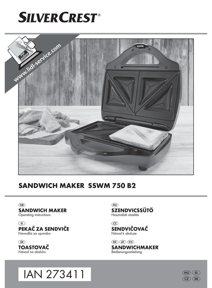 Silvercrest SSWM 750 B2 User manual