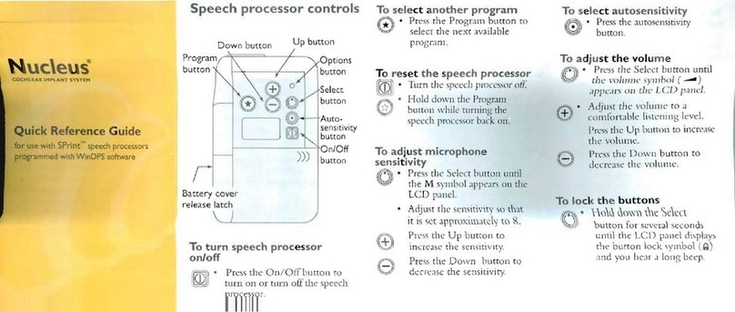 Cochlear Nucleus Quick reference guide