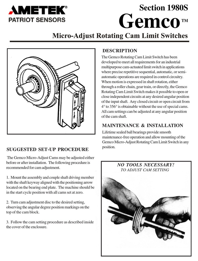 Ametek Gemco 1950-4 User manual