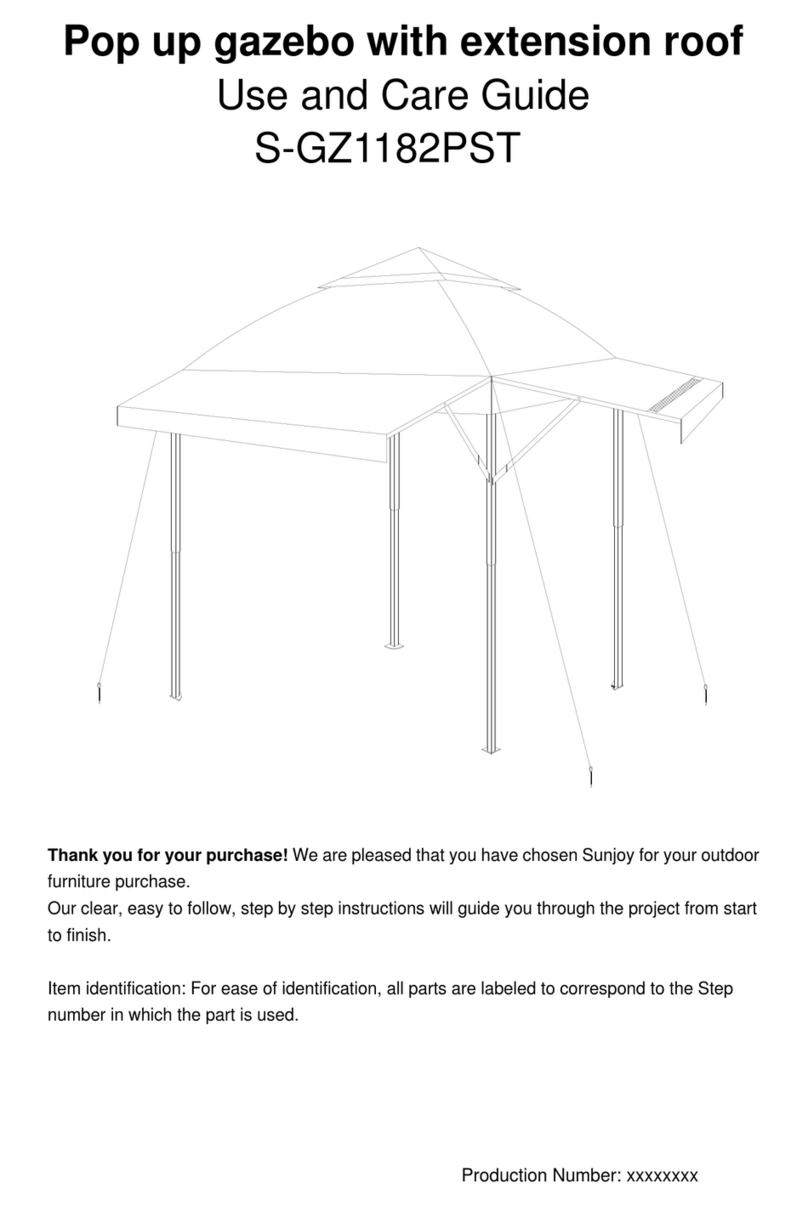 Sunjoy S-GZ1182PST User manual