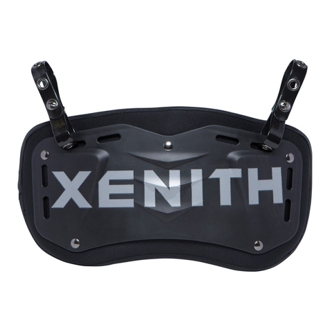 Xenith BACK PLATE Assembly instructions