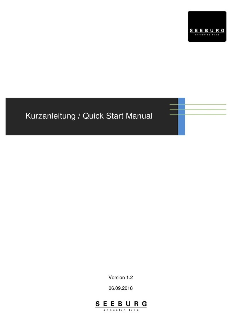 Seeburg A3 dp Quick start manual
