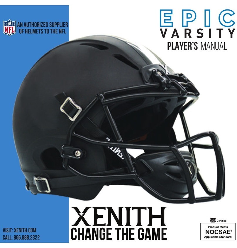 Xenith EPIC Operator's manual