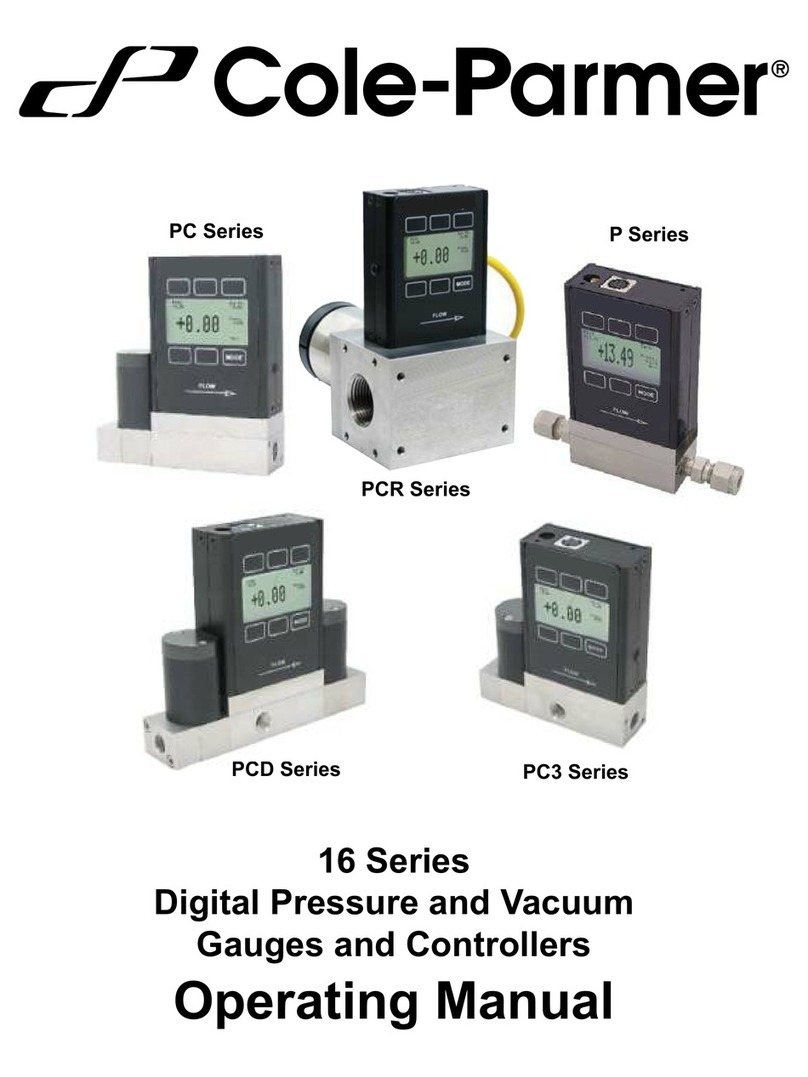 Cole Parmer PC Series User manual
