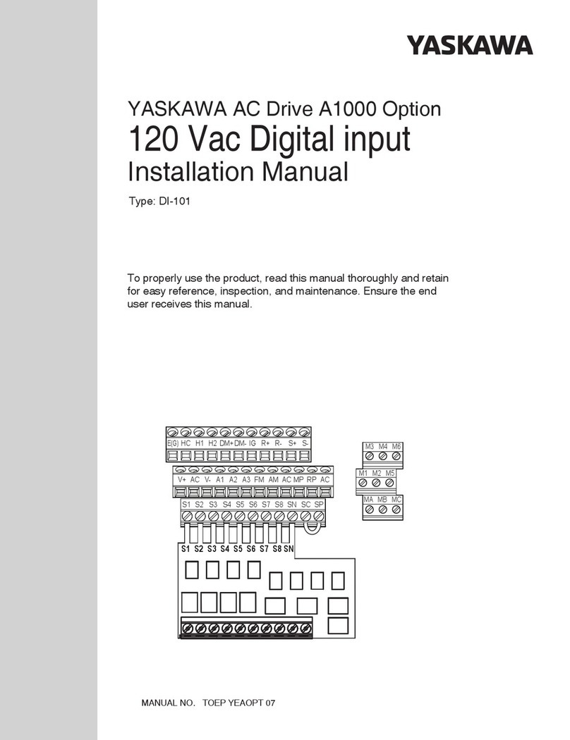 YASKAWA DI-101 User manual