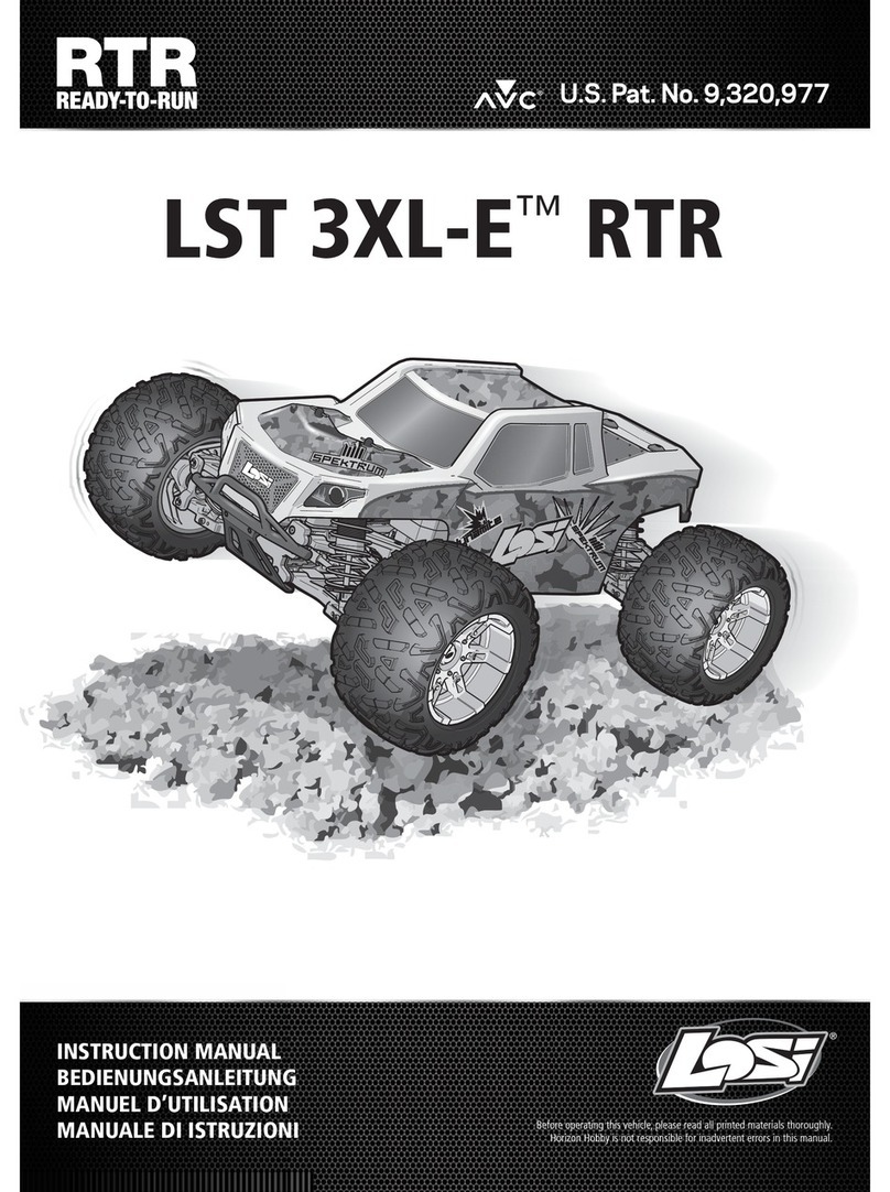 Team Losi LST 3XL-E RTR instruction manual