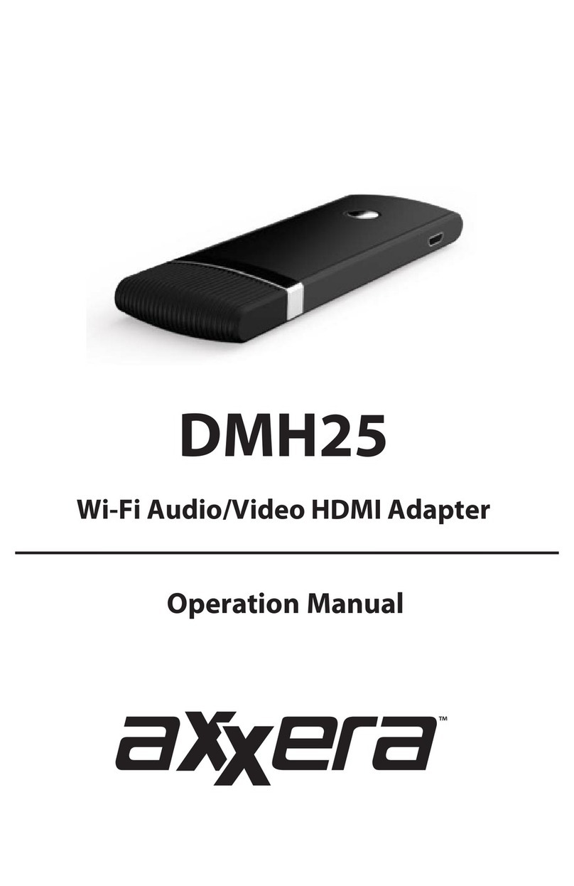 Axxera DMH25 Operation manual